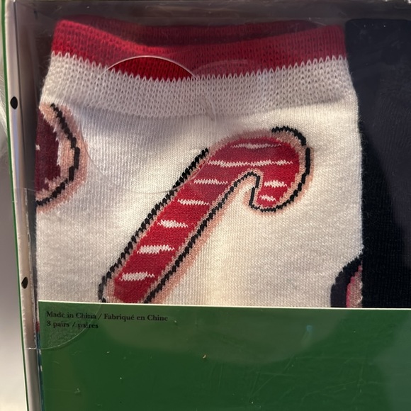Kate spade Christmas Socks Gift Set 3 pack women’s size 4-10 - Picture 4 of 6
